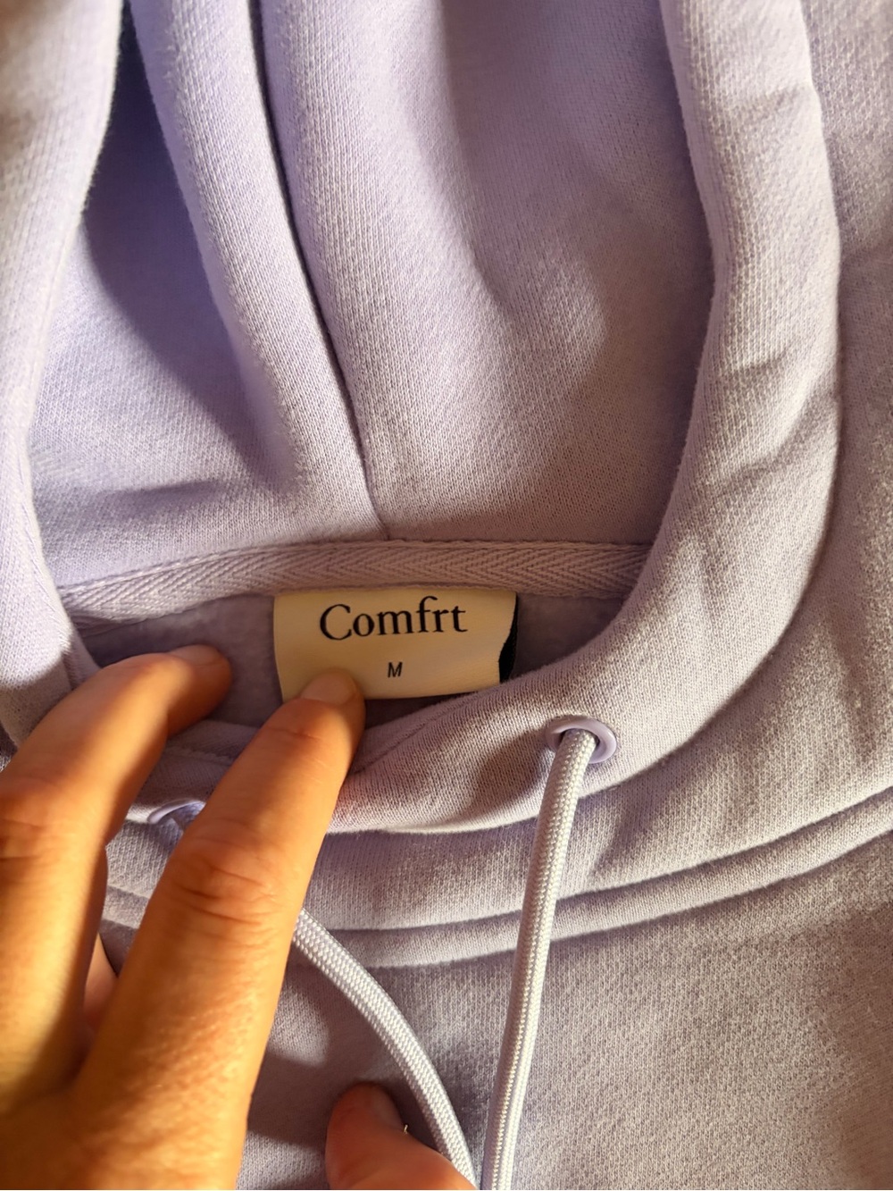 Comfrt Lavender Pastel Edit Hoodie Jogger Sweatpants Set Size M - Picture 5 of 11